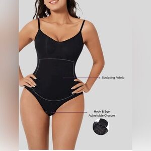 Hey Shape Snached shapewear body suit in black size XL NWT